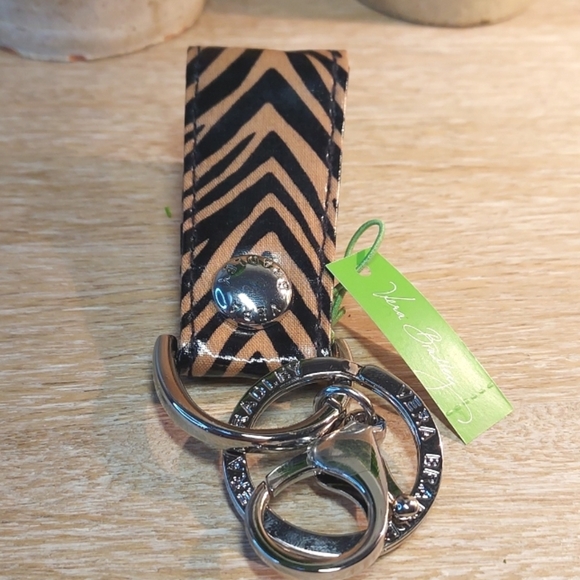 Vera Bradley Loop Keychain ~Zebra~NWT - Picture 1 of 2